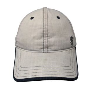 Ashworth Slideback Hat Tan OSFA Adjustable Solid 6 Panel Vent Holes